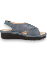 Comfortable sandal, with removable insole. Model RUBI Navy Blue