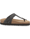 Comfortable Sandal, Model Tabarka Flip-Flop Black- D&#39;Torres
