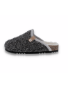 Lisbet Grey, D&#39;Torres Women&#39;s Anatomical Slippers, made of cotton and wool.